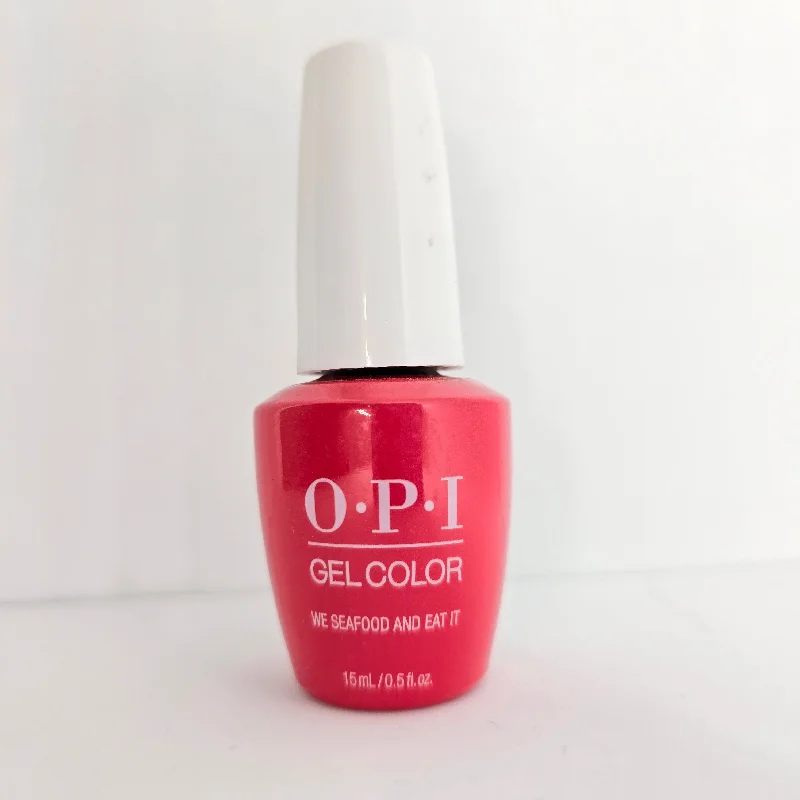 nail repair for nail health upgrades-OPI Gel Color GC L20 - WE SEAFOOD AND EAT IT