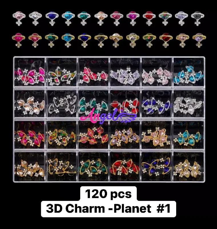 nail polish refined chandelier-Nail Charm Big Box (120pcs)