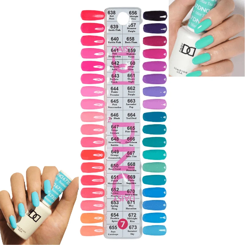 nail polish vibrant murmur-DND7 Collection #7 (Full Set 36 Colors #638 - #673)