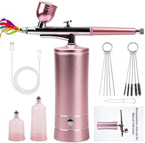 nail polish soft tunnel-Rechargeable Cordless Airbrush System