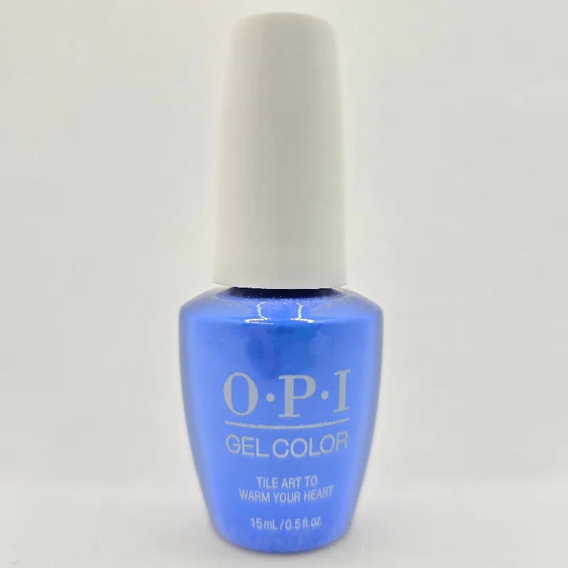 nail repair for nail toughness transformations-OPI Gel Color GC L25 - TILE ART TO WARM YOUR HEART