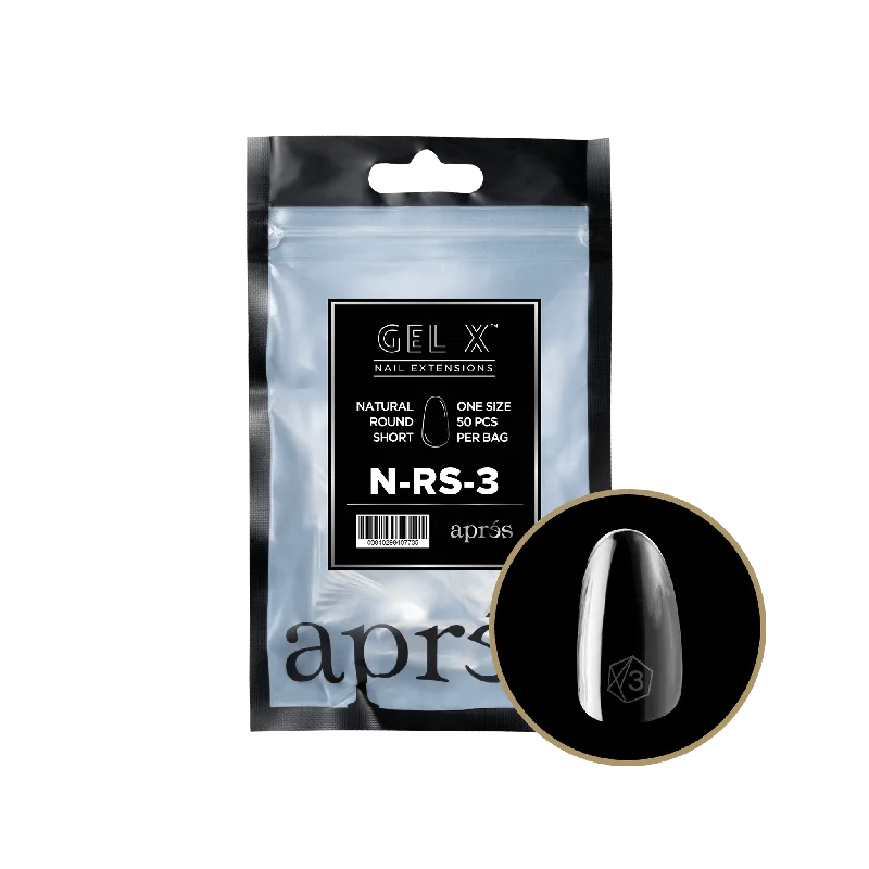 nail repair with race-day gel-APRES TIP BAG - 3 - NATURAL ROUND SHORT