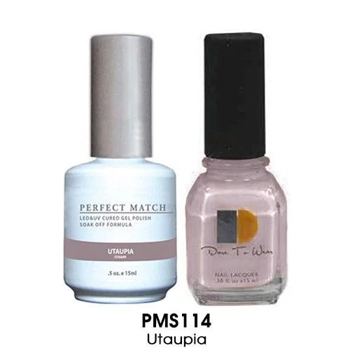 nail polish vivid sill-Perfect Match Gel Duo PMS 114 UTAUPIA