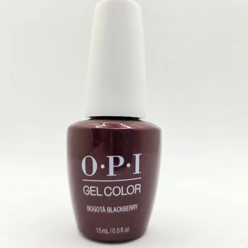 nail repair with lavish nail cream-OPI GC F52 BOGOTA BLACKBERRY