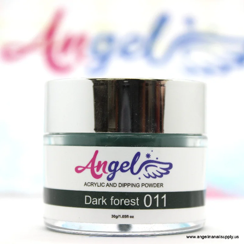 nail polish sharp storm-Angel Dip Powder D011 DARK FOREST