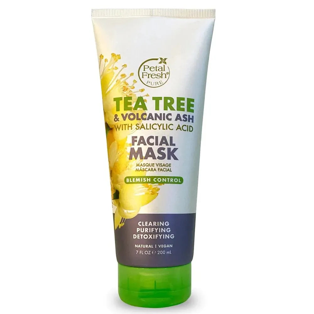 nail repair with vacation nail cream-PF TEA TREE VOLCANIC ASH FACIAL MASK 7 OZ