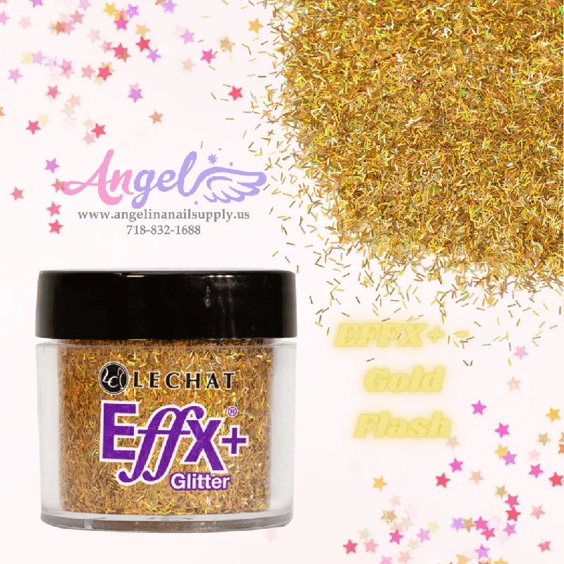 nail polish vibrant paper-Lechat Glitter EFFX+-47 Gold Flash