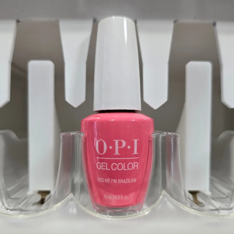 nail repair for nail care upgrades-OPI Gel Color GC A68 - KISS ME I'M BRAZILIAN