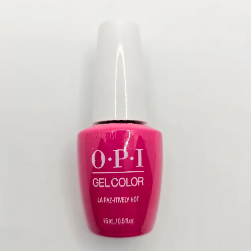 nail repair for nail beauty upgrades-OPI Gel Color GC A20 - La Paz-itively Hot