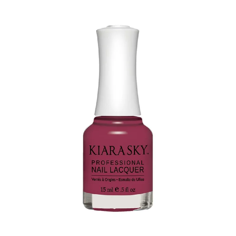 nail polish vibrant star-Kiara Sky Nail Lacquer - 485 Plum It Up