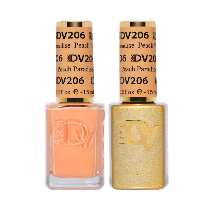 nail repair for nail care recovery tips-DND DIVA 206 Peach Paradise