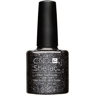 nail polish suave stripe-CND Shellac #066 Dark Diamonds