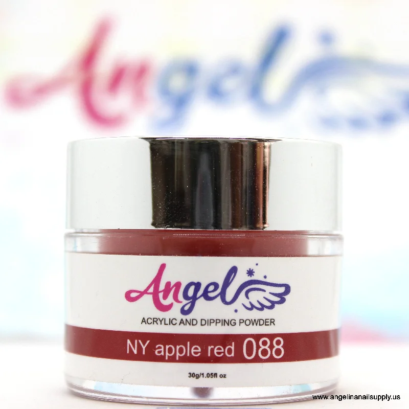 nail polish warm basement-Angel Dip Powder D088 NY APPLE RED