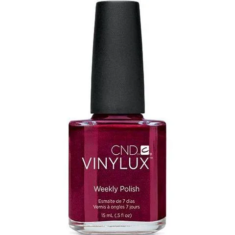 nail polish shimmering wax-CND - Vinylux Crimson Sash 0.5 oz - #174