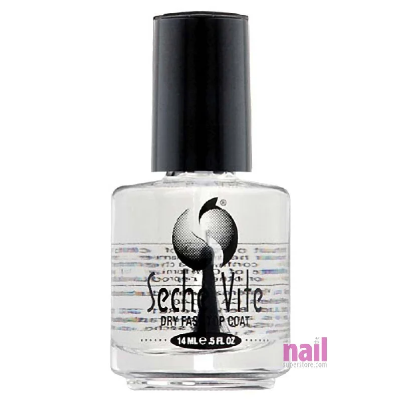 nail polish smooth vault-Seche Vite Top Coat | Fast Drying Top Coat - 0.5 oz