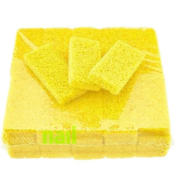 nail polish bold sunrise-Mini Disposable Pumice Bar (Pack/40pcs - yellow)