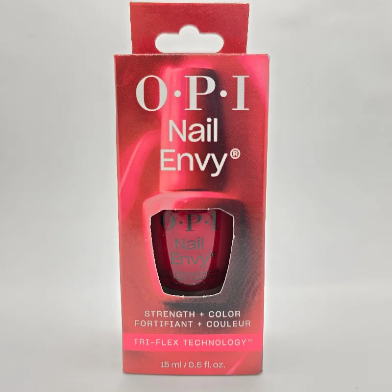 nail repair for nail flexibility enhancements-OPI NAIL ENVY - BIG APPLE RED