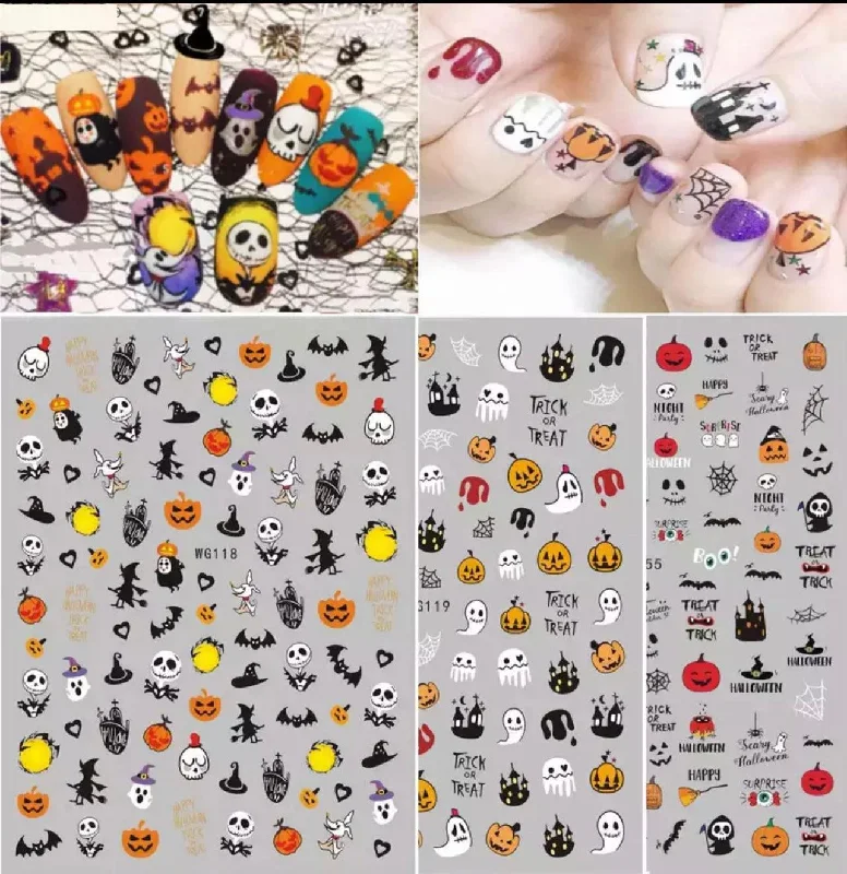 nail polish dazzling spire-Sticker Halloween