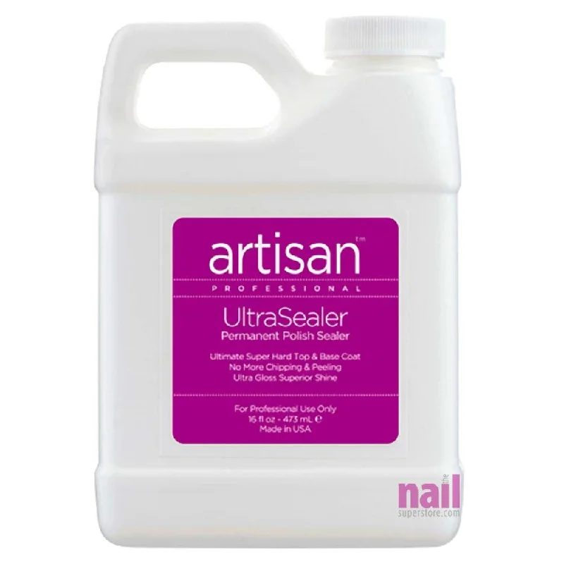 nail polish hot blend-Artisan UltraSealer Super Hard Top Coat | No Chip & Non Yellowing Formula - 16 oz