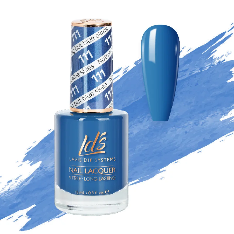 nail polish bright cistern-LDS Nail Lacquer - 111 Nothing But Blue Skies