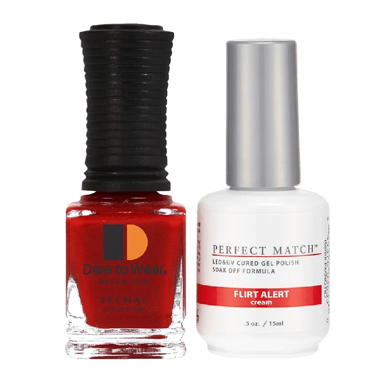 nail polish vivid cistern-Perfect Match Gel Duo PMS 187 FLIRT ALERT