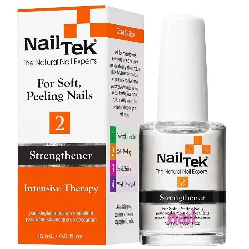 nail polish sleek arch-Nail Tek Intensive Therapy  II | Heals Weak, Thin, Soft & Peeling Nails - 0.5 oz