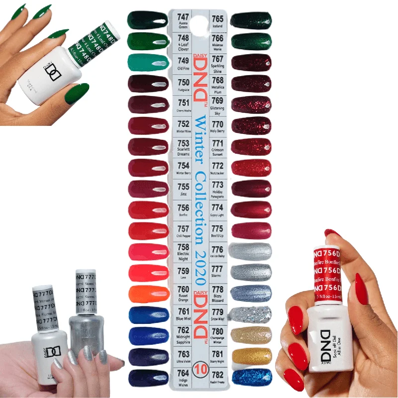 nail polish smooth downpour-DND10 Collection Color Swatch Only