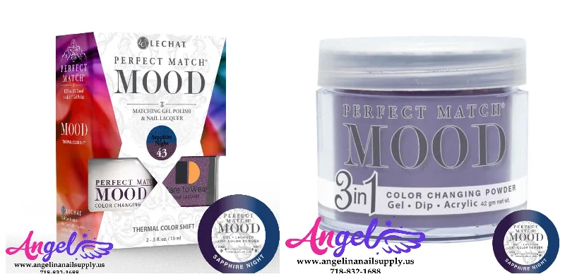 nail polish bold check-Lechat Perfect Match Mood 3in1 Combo 43 Sapphire Night