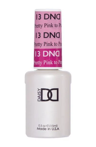 nail polish radiant glow-DND Mood Change #13 – Pretty Pink To Purple Pink