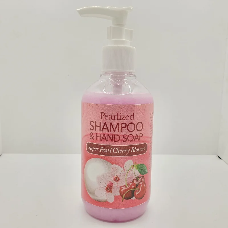 nail repair for seasonal nail damage-LAPALM SHAMPOO & HAND SOAP - SUPER PEARL CHERRY BLOSSOM - 8 OZ