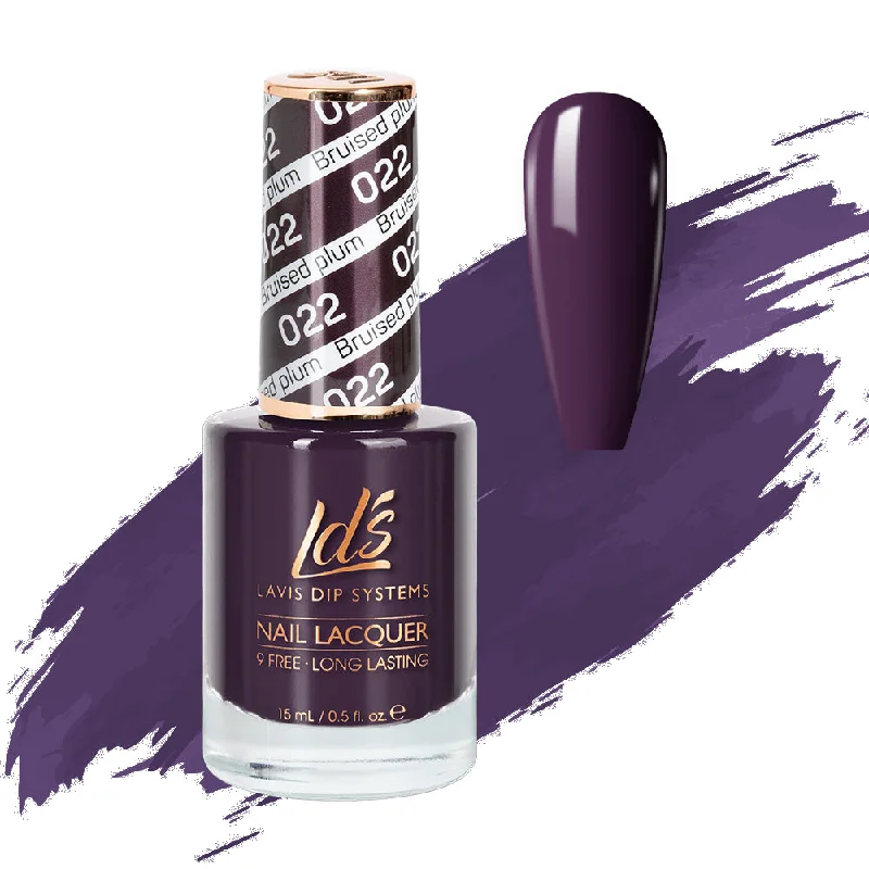 nail polish vivid clamp-LDS Nail Lacquer - 022 Bruised Plum