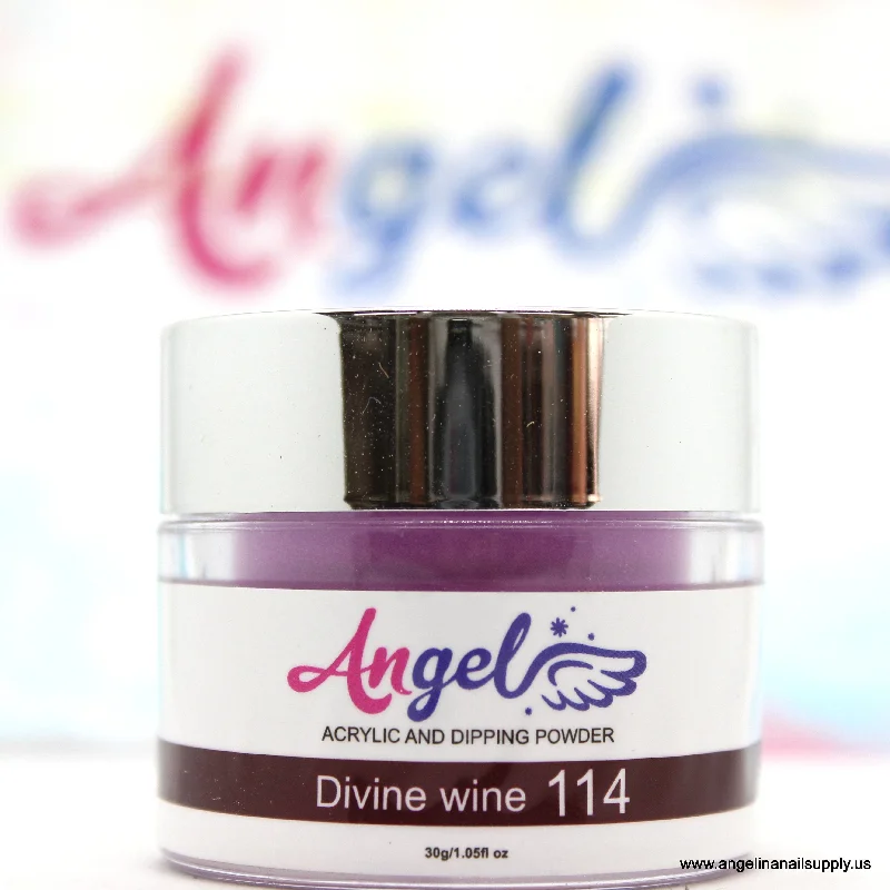 nail polish sparkling vacuum-Angel Dip Powder D114 DIVINE WINE