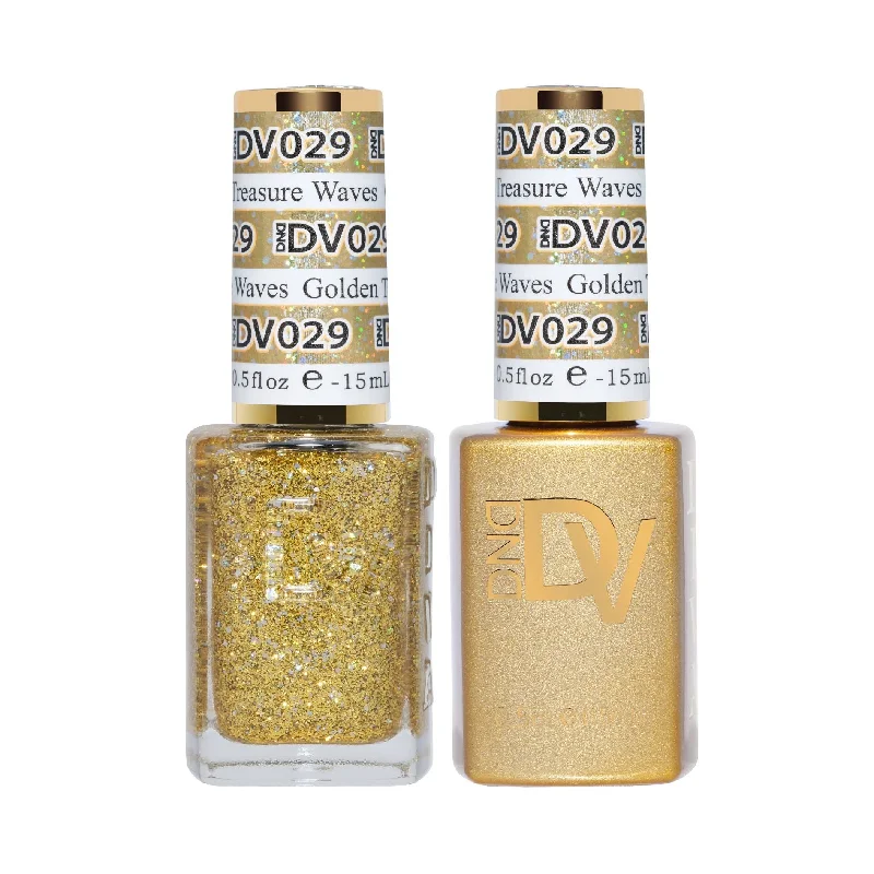 nail polish dapper polka-DIVA Duo DV029 Golden Treasure Waves