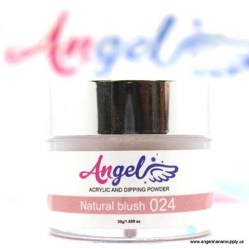 nail polish glistening shower-Angel Dip Powder D024 NATURAL BLUSH