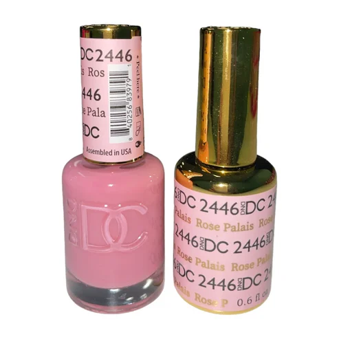 nail repair for nail strength recovery secrets-#2446 DND DC DUO SHEER COLLECTION -  ROSE PALAIS