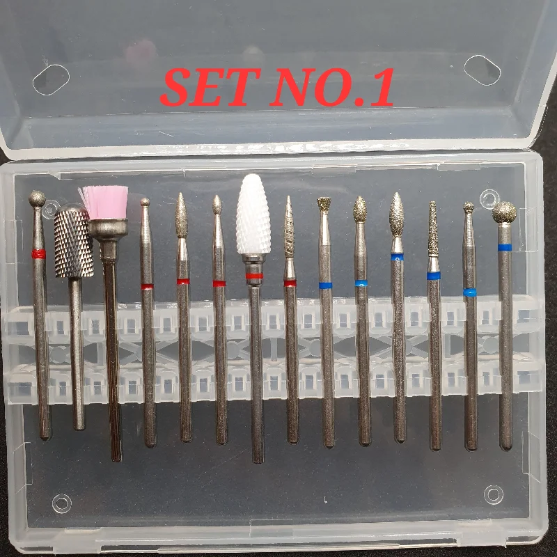 nail repair for nail polish allergies-THE ORIGINAL DIAMOND DRILL BIT - 14 PCS/SET