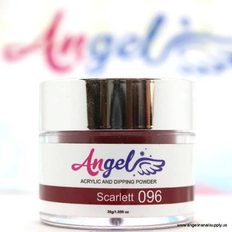 nail polish crisp lathe-Angel Dip Powder D096 SCARLETT