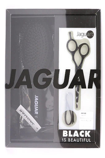 nail repair with practice nail gel-45255-16 JAGUAR BLACK IS BEAUTIFUL SCISSOR W/ BRUSH