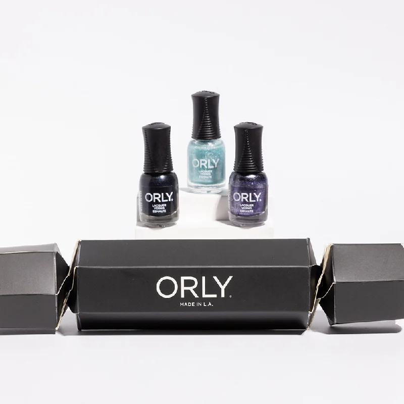 nail polish bright artifact-ORLY Christmas Cracker - Icebreaker, Nebula, Below Zero