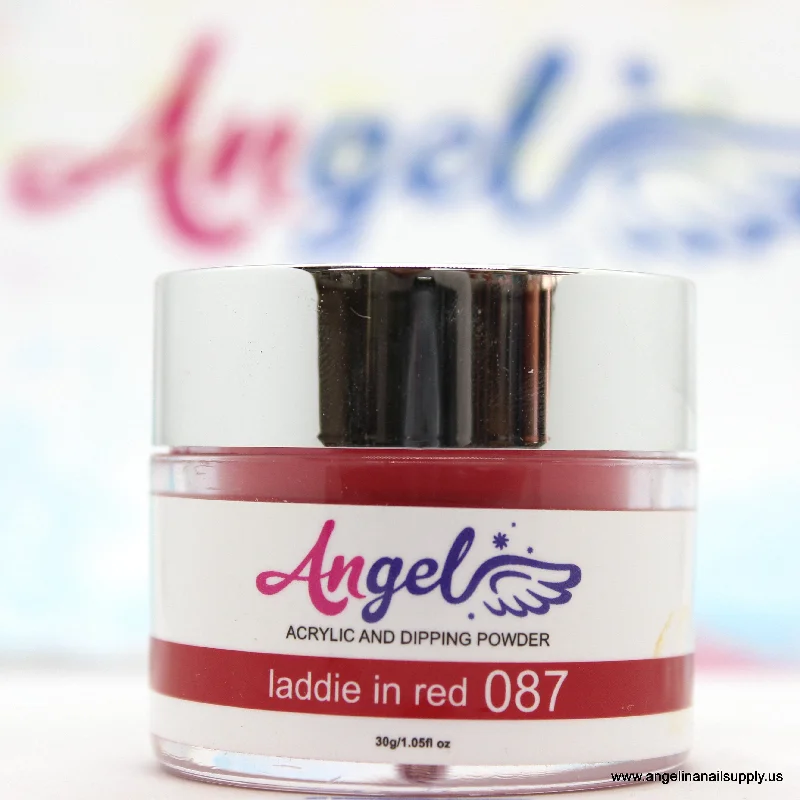 nail polish cool loft-Angel Dip Powder D087 LADDIE IN RED