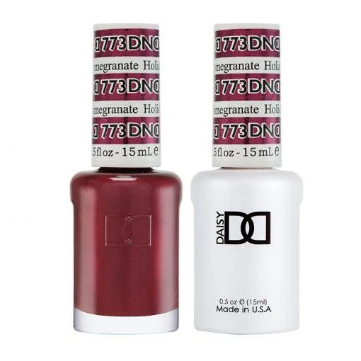 nail polish chic ice-Dnd Gel 773 Holiday Pomegranate