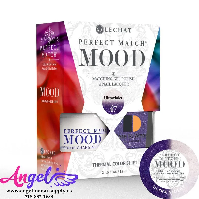 nail polish deep toolbox-Lechat Mood Gel Duo 47 Ultraviolet