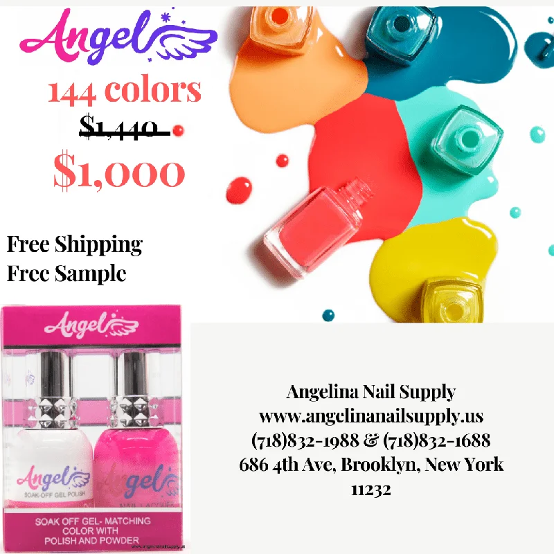 nail polish bold clamp-Angel Gel Color Dual ( 144 colors )