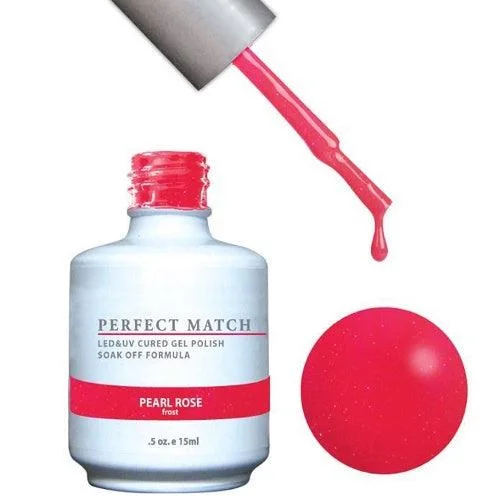 nail polish deep shutter-Perfect Match Gel Duo PMS 122 PEARL ROSE