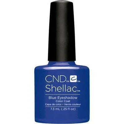 nail polish vibrant sheen-CND Shellac #105 Blue Eyeshadow