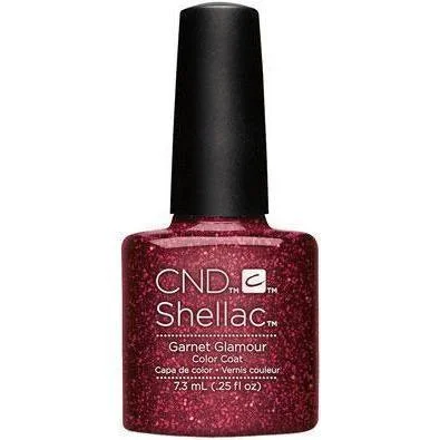 nail polish stylish plaid-CND Shellac #067 Garnet Glamour