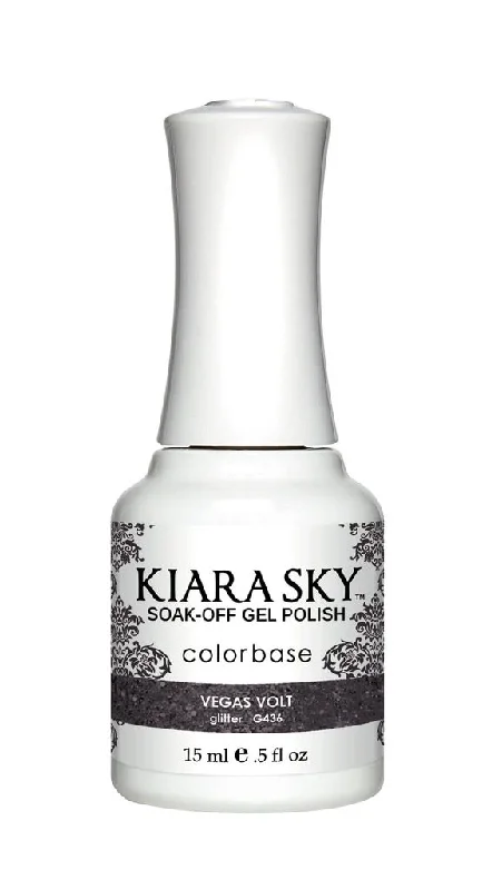 nail polish dazzling droplet-Kiara Sky Gel Color 436 Vegas Volt