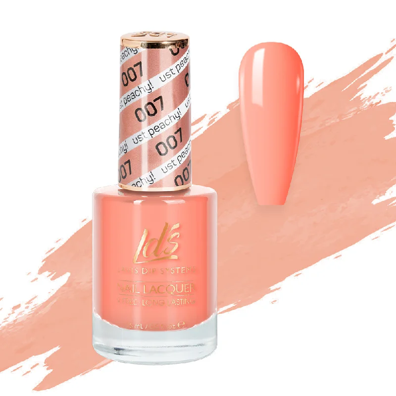 nail polish elegant martini-LDS Nail Lacquer - 007 Just Peachy