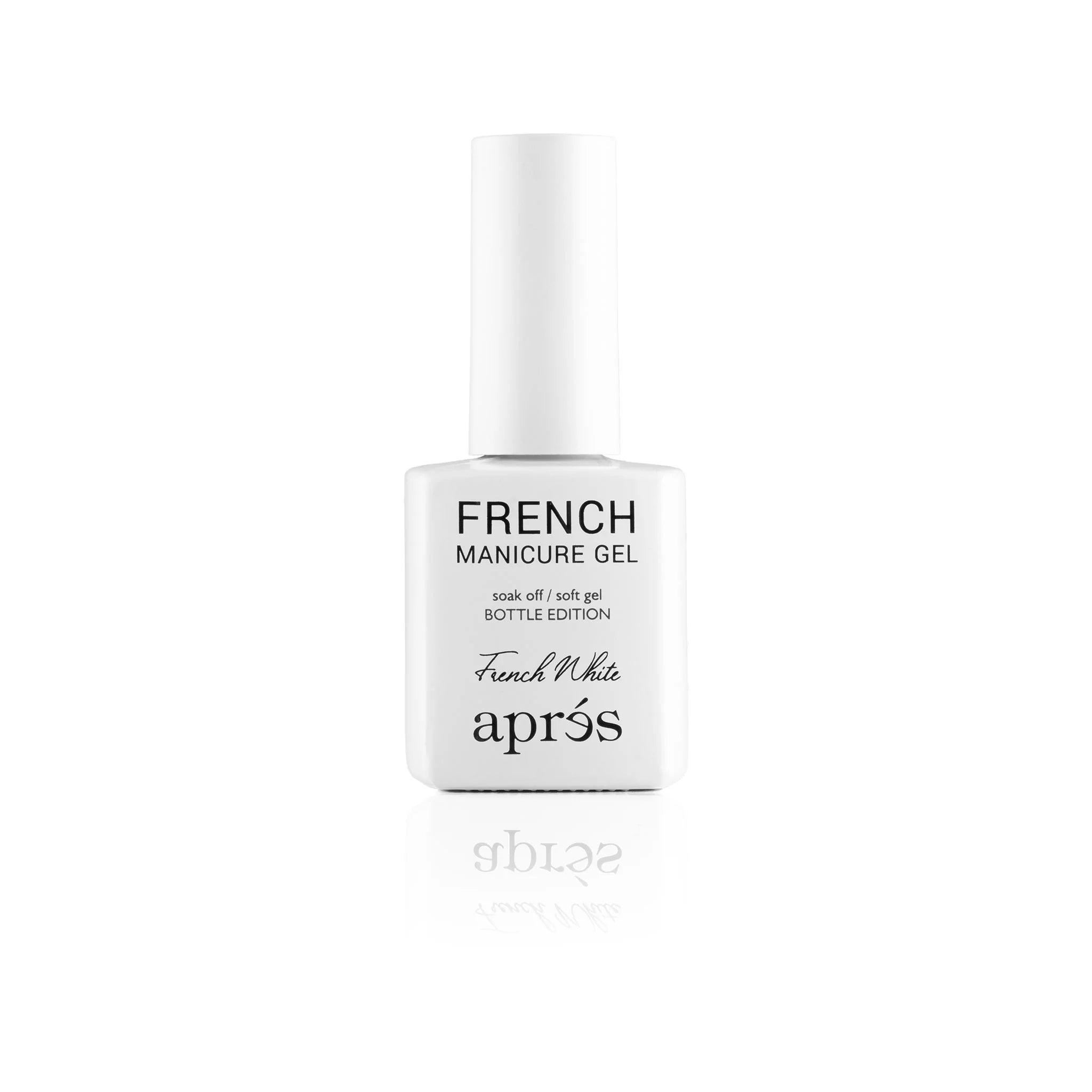 nail polish twinkling wax-Aprés French Manicure Gel - French White