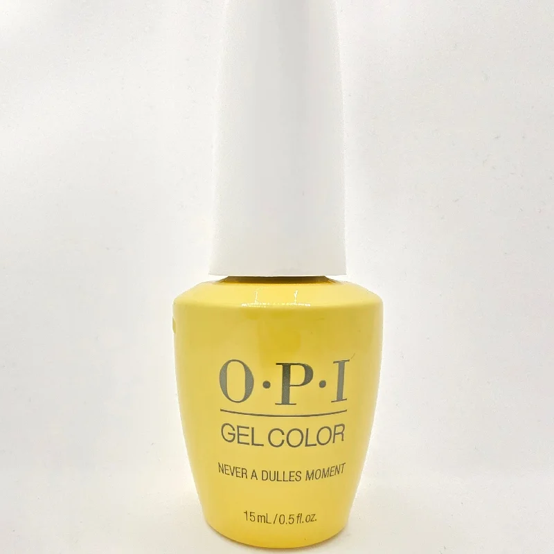 nail repair with high-end nail serum-OPI Gel Color GC W56 - NEVER A DULLES MOMENT